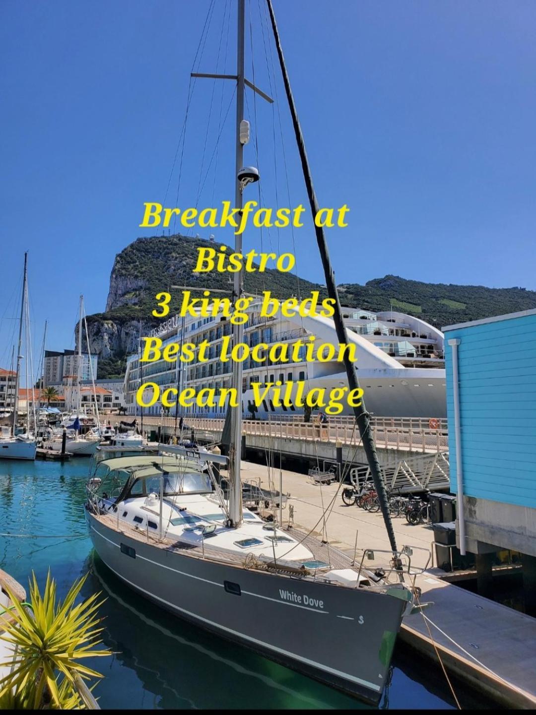 Luxury Yacht Stay "White Dove" Sleeps 6 Gibraltar Exteriér fotografie